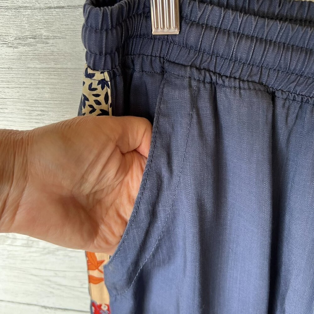 Knox Rose Pants Womens Size Small Periwinkle Elastic Waist Cargo Colorful Jogger - Picture 13 of 16